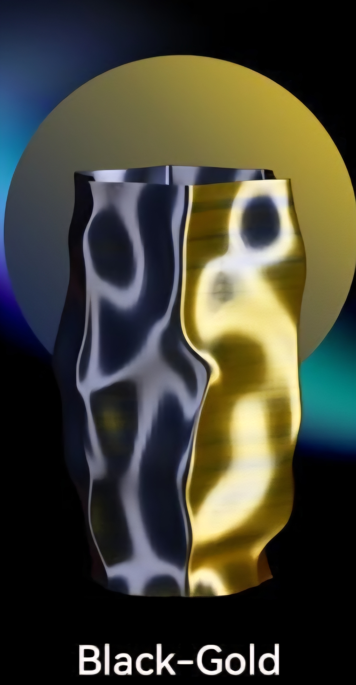 Dual-Color Black-Gold (Silk)