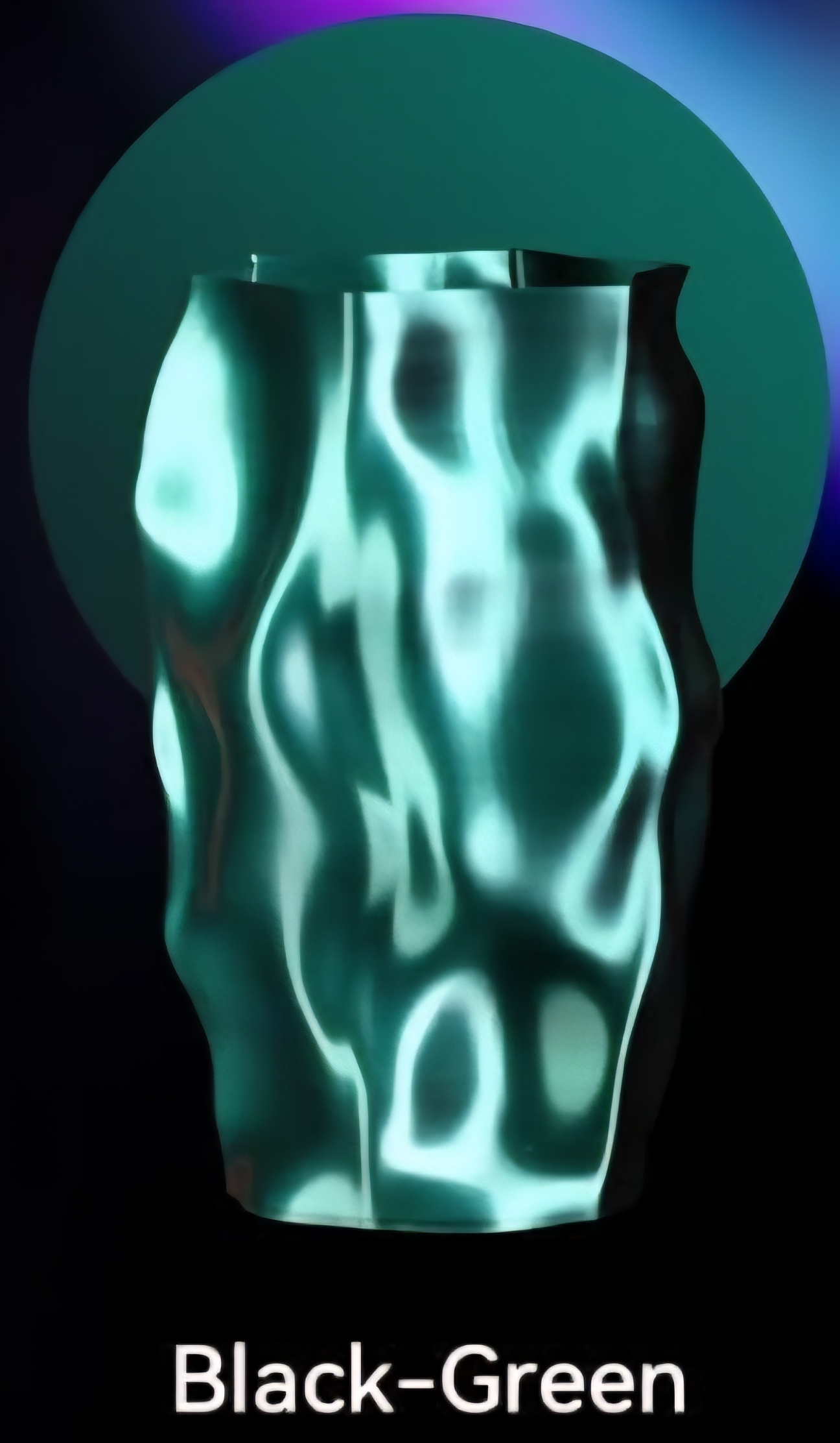 Dual-Color Black-Green (Silk)
